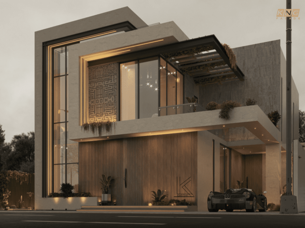 chiếu sáng mặt dựng chiếu sáng mặt dựng